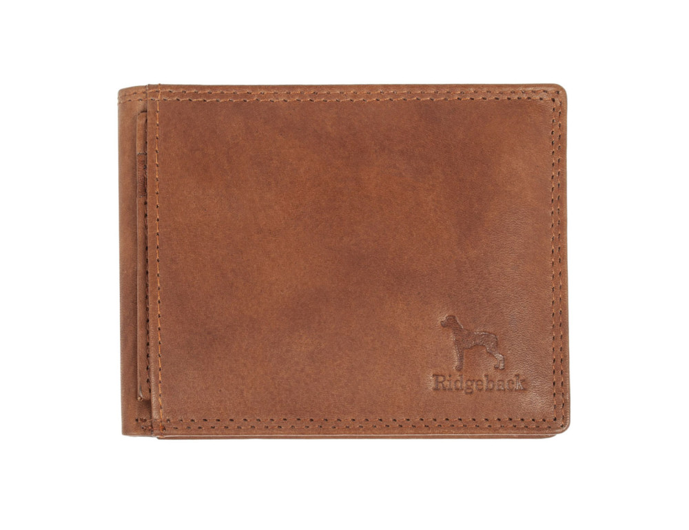 Кошелек кожаный мужской Ridgeback JBNC 39MN Tan (Рыжий) - Фото № 1