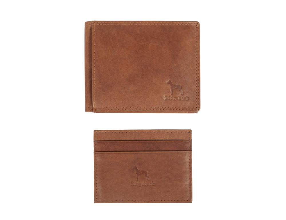 Кошелек кожаный мужской Ridgeback JBNC 39MN Tan (Рыжий) - Фото № 4