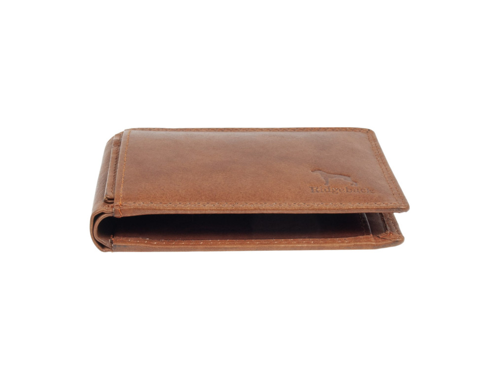 Кошелек кожаный мужской Ridgeback JBNC 39MN Tan (Рыжий) - Фото № 6