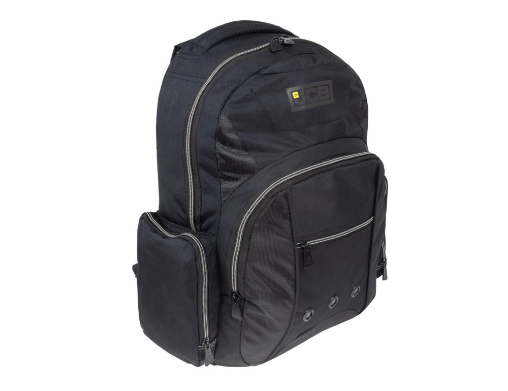 Рюкзак текстильний большого размера JCB BP17 (Black/Grey) - Фото № 2