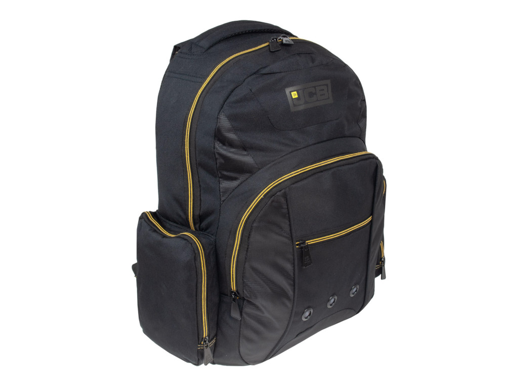 Рюкзак текстильний большого размера  JCB BP17 (Black/Yellow) - Фото № 2