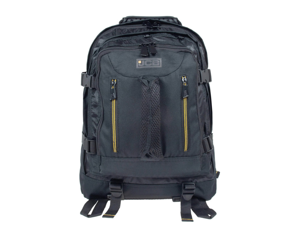 Большой мужской рюкзак текстильний JCB BP18 (Black/Yellow) - Фото № 1 Большой мужской рюкзак текстильний JCB BP18 (Black/Yellow) - Фото № 1