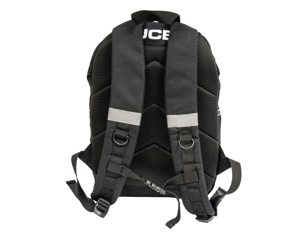 Большой городской рюкзак из текстиля JCB BP66 (Black/Yellow) - Фото № 4