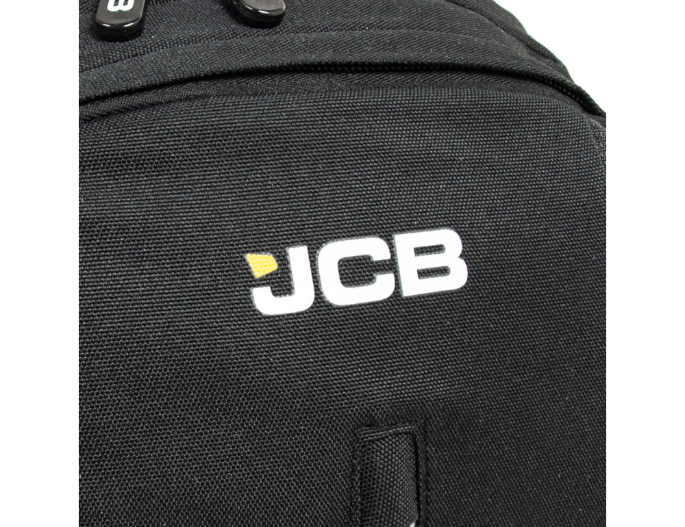 Большой городской рюкзак из текстиля JCB BP66 (Black/Yellow) - Фото № 8