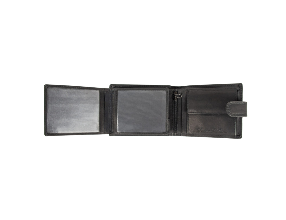 Кошелек мужской кожаный JCB NC42MN Black (Черный) - Фото № 4