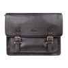 Чоловіча шкіряна сумка через плече із клапаном Ashwood Leather Josh Dark Brown Чоловіча шкіряна сумка через плече із клапаном Ashwood Leather Josh Dark Brown