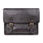 Чоловіча шкіряна сумка через плече із клапаном Ashwood Leather Josh Dark Brown - Фотографія № 100 Чоловіча шкіряна сумка через плече із клапаном Ashwood Leather Josh Dark Brown - Фотографія № 100
