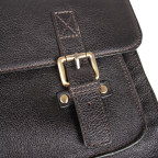 Чоловіча шкіряна сумка через плече із клапаном Ashwood Leather Josh Dark Brown - Фотографія № 106 Чоловіча шкіряна сумка через плече із клапаном Ashwood Leather Josh Dark Brown - Фотографія № 106