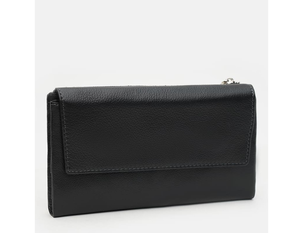 Чоловічий шкіряний клатч Ricco Grande K1081014 Black - Фотографія № 2