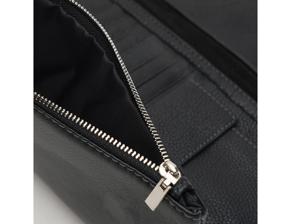 Чоловічий шкіряний клатч Ricco Grande K1081014 Black - Фотографія № 5