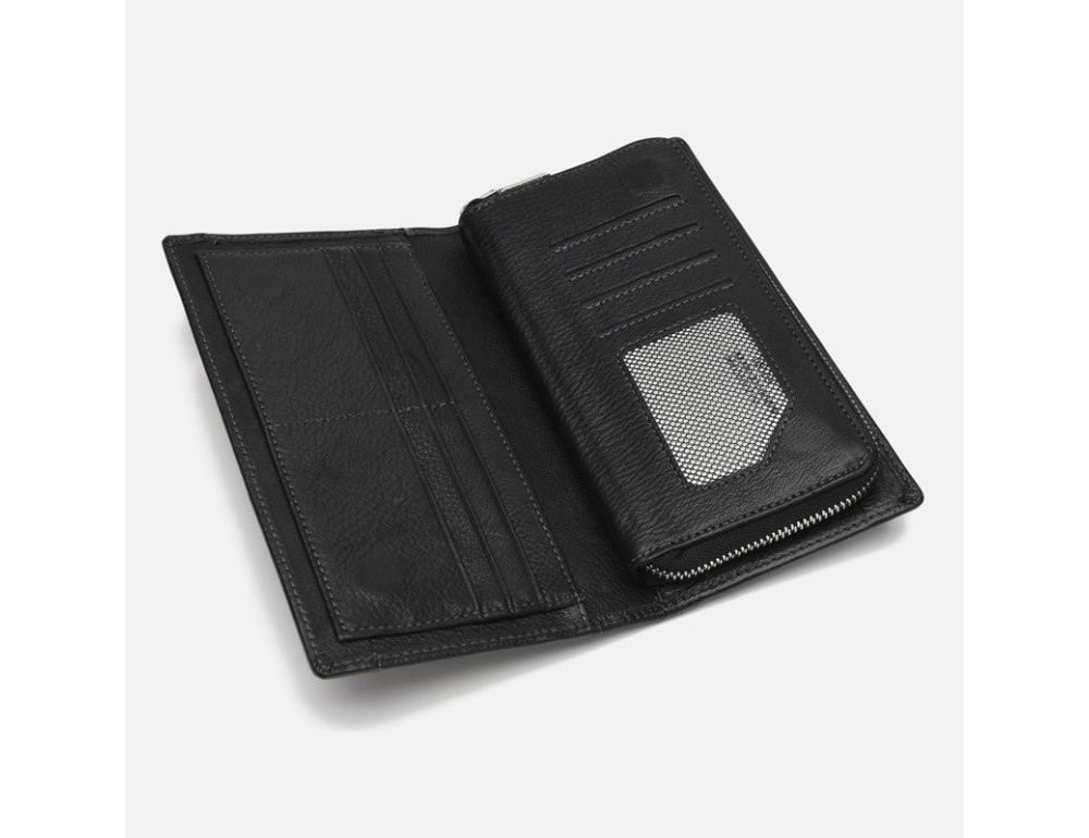 Чоловічий шкіряний клатч Ricco Grande K108109-black - Фотографія № 4