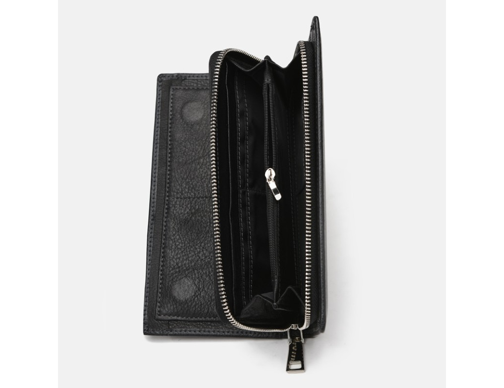Чоловічий шкіряний клатч Ricco Grande K108109-black - Фотографія № 5