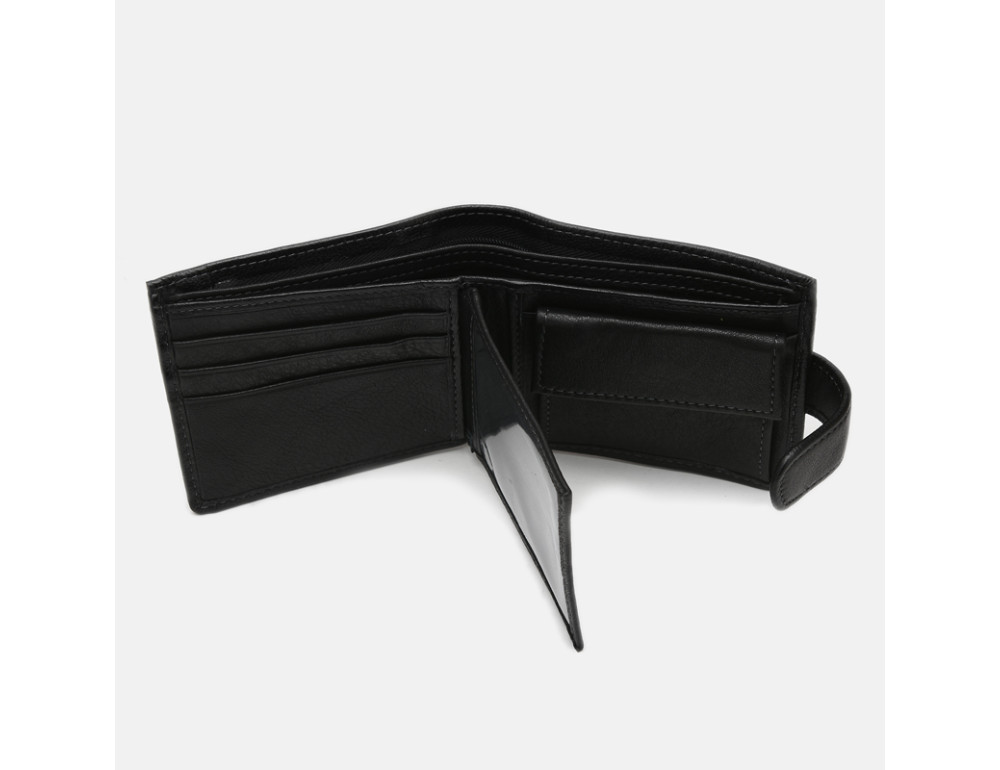 Чоловічий шкіряний гаманець Ricco Grande K11077-black - Фотографія № 4