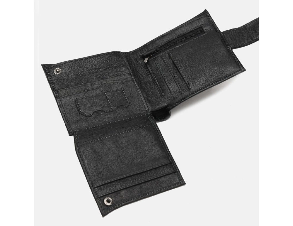 Чоловіче шкіряне портмоне Ricco Grande K1132-а-black - Фотографія № 4