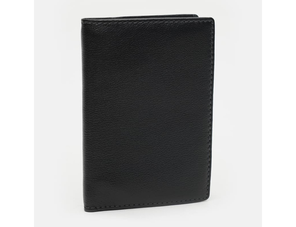 Обложка для документов мужская кожаная Ricco Grande K1162-a-black - Фото № 2