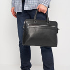 Мужская деловая сумка из натуральной кожи Ricco Grande K117610-black - Фото № 101