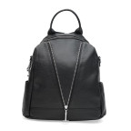 Жіночий шкіряний рюкзак‑сумка Ricco Grande K1183 Black - Фотографія № 100