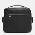 Чоловіча горизонтальна сумка через плече з ручкою Ricco Grande K12001‑2BL Black - Фотографія № 102