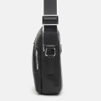 Чоловіча горизонтальна сумка через плече з ручкою Ricco Grande K12001‑2BL Black - Фотографія № 103