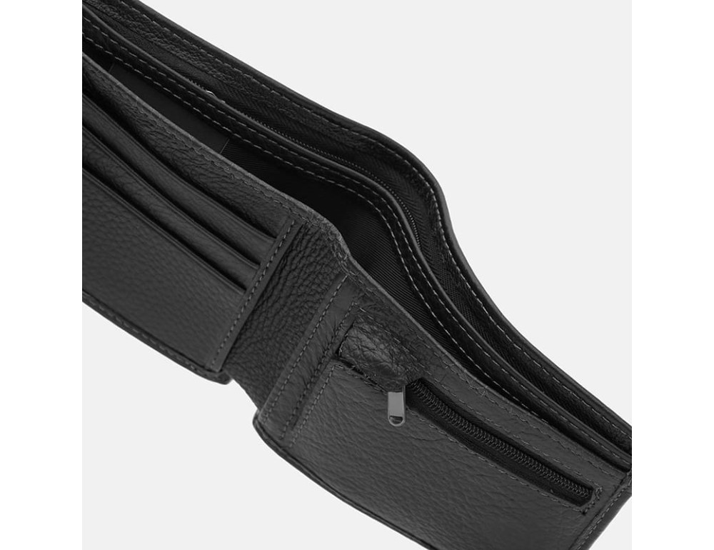 Чоловіче шкіряне портмоне Ricco Grande K12020-3bl-black - Фотографія № 5