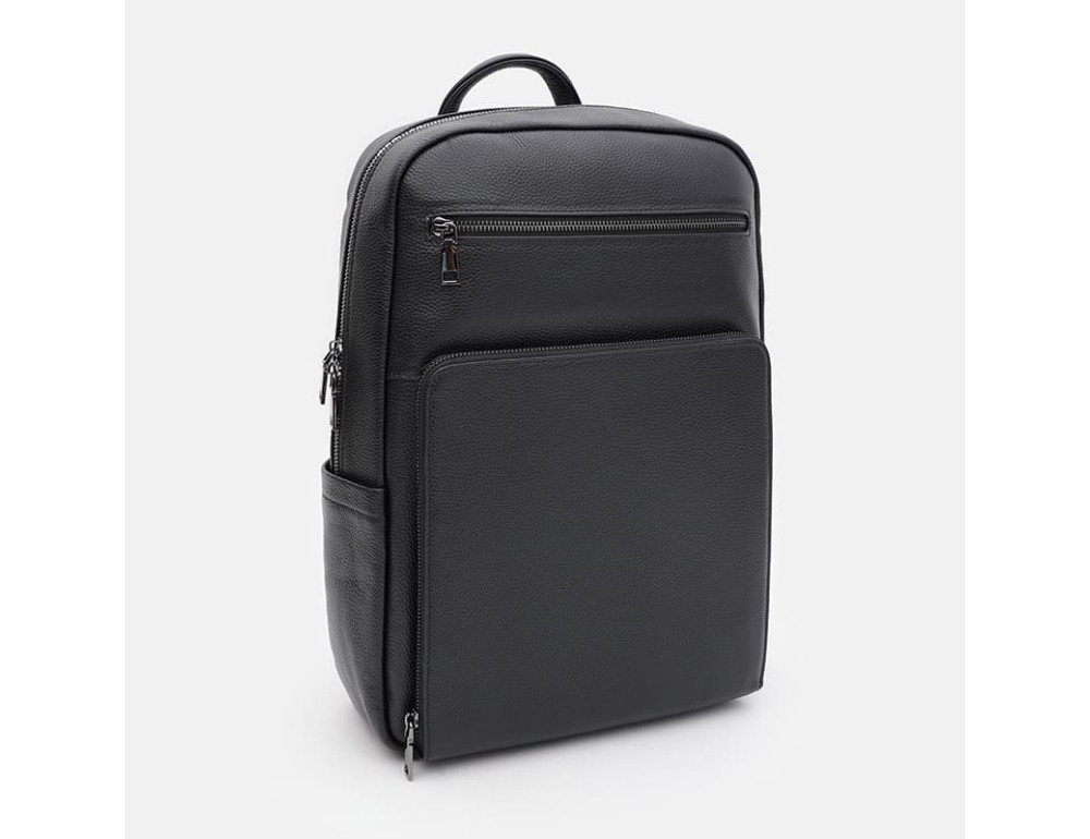 Мужской кожаный рюкзак Ricco Grande K12023-16b-black - Фото № 2