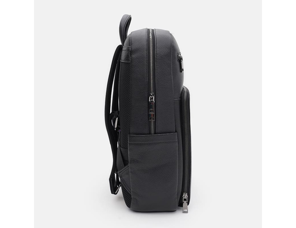 Мужской кожаный рюкзак Ricco Grande K12023-16b-black - Фото № 4