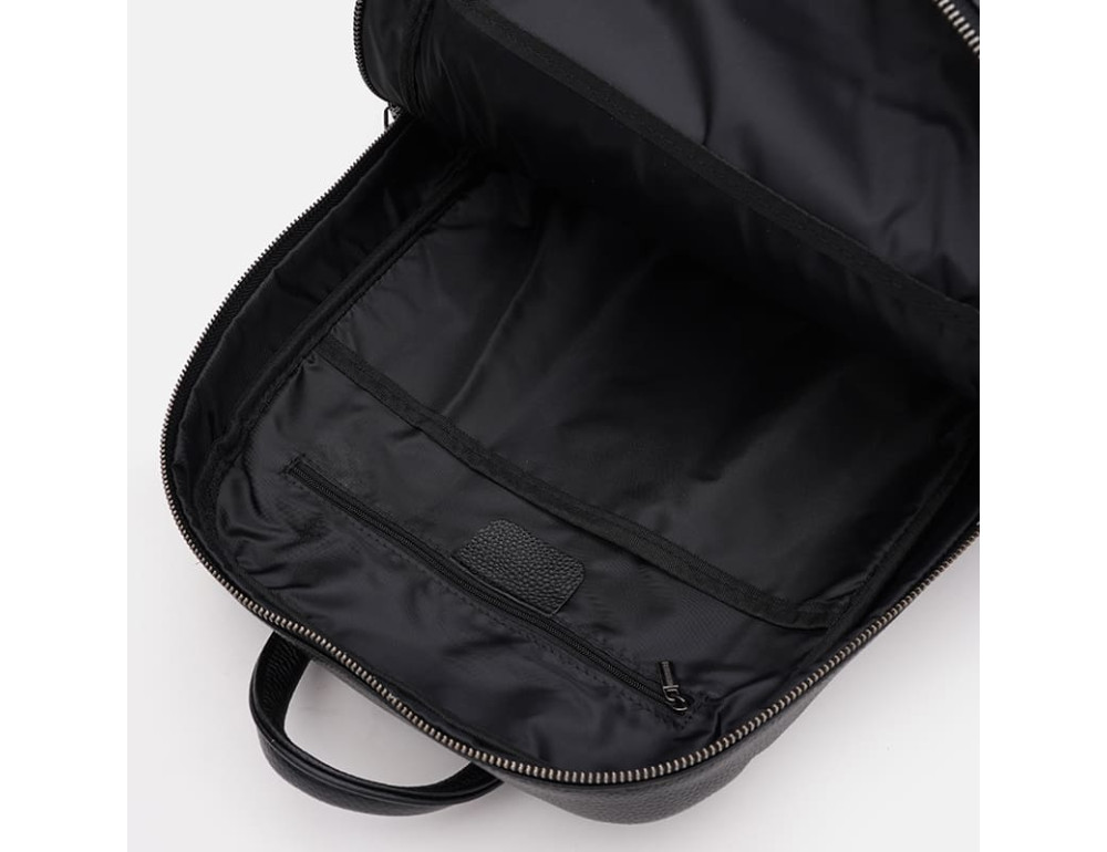 Мужской кожаный рюкзак Ricco Grande K12023-16b-black - Фото № 5
