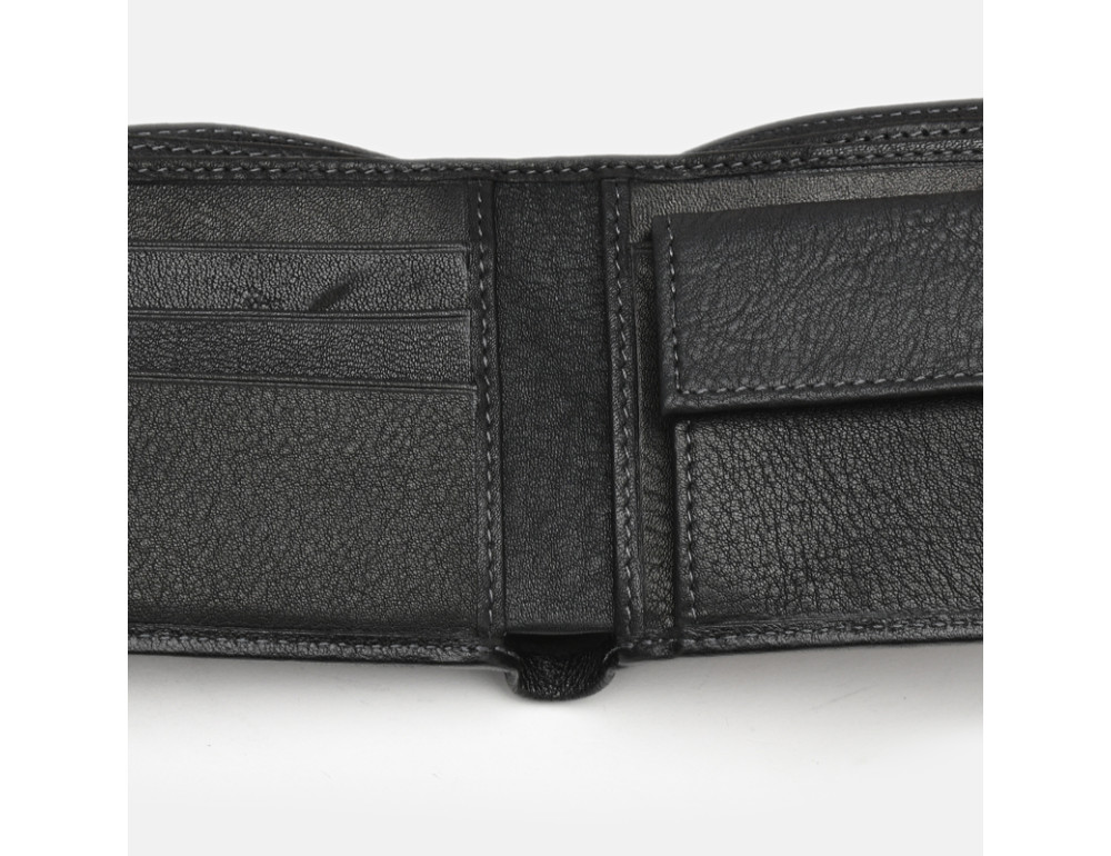 Чоловіче шкіряне портмоне Ricco Grande K1203-black - Фотографія № 4