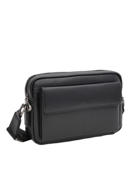 Мужская кожаная сумка Ricco Grande K12030-3bl-black