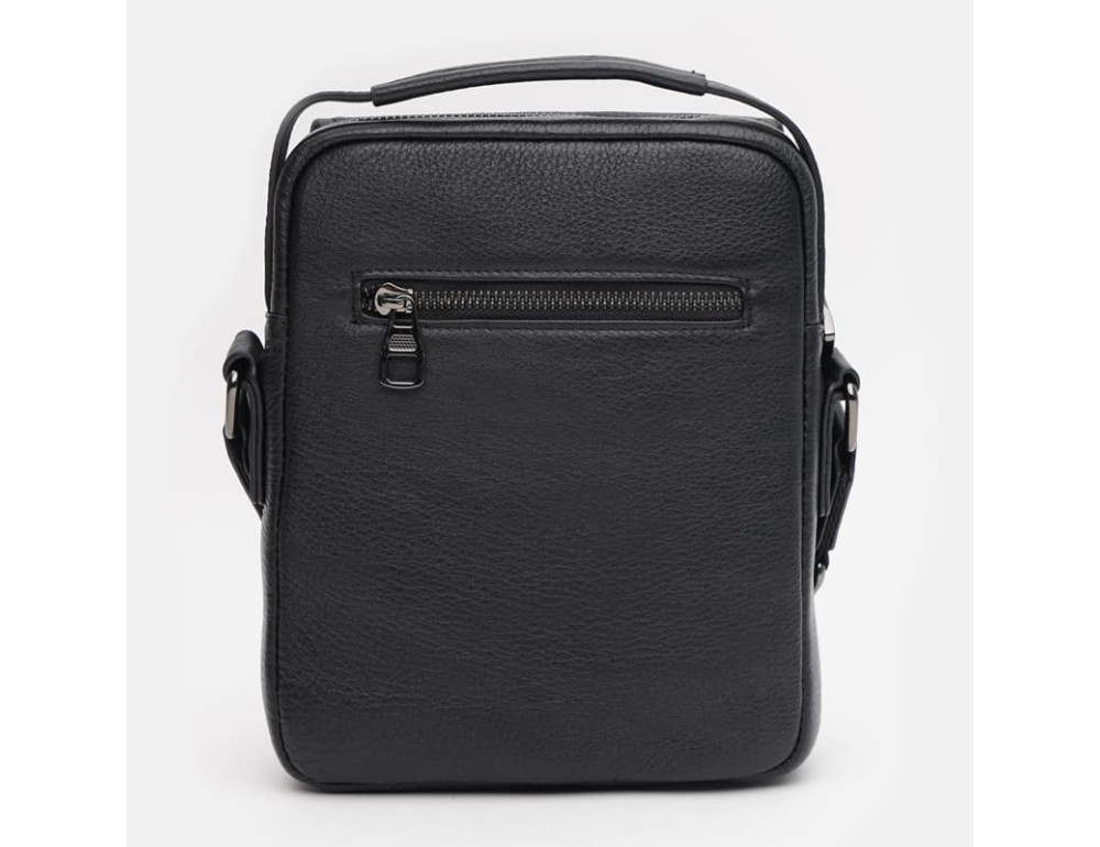 Чоловіча шкіряна сумка через плече Ricco Grande K12042-black - Фотографія № 3