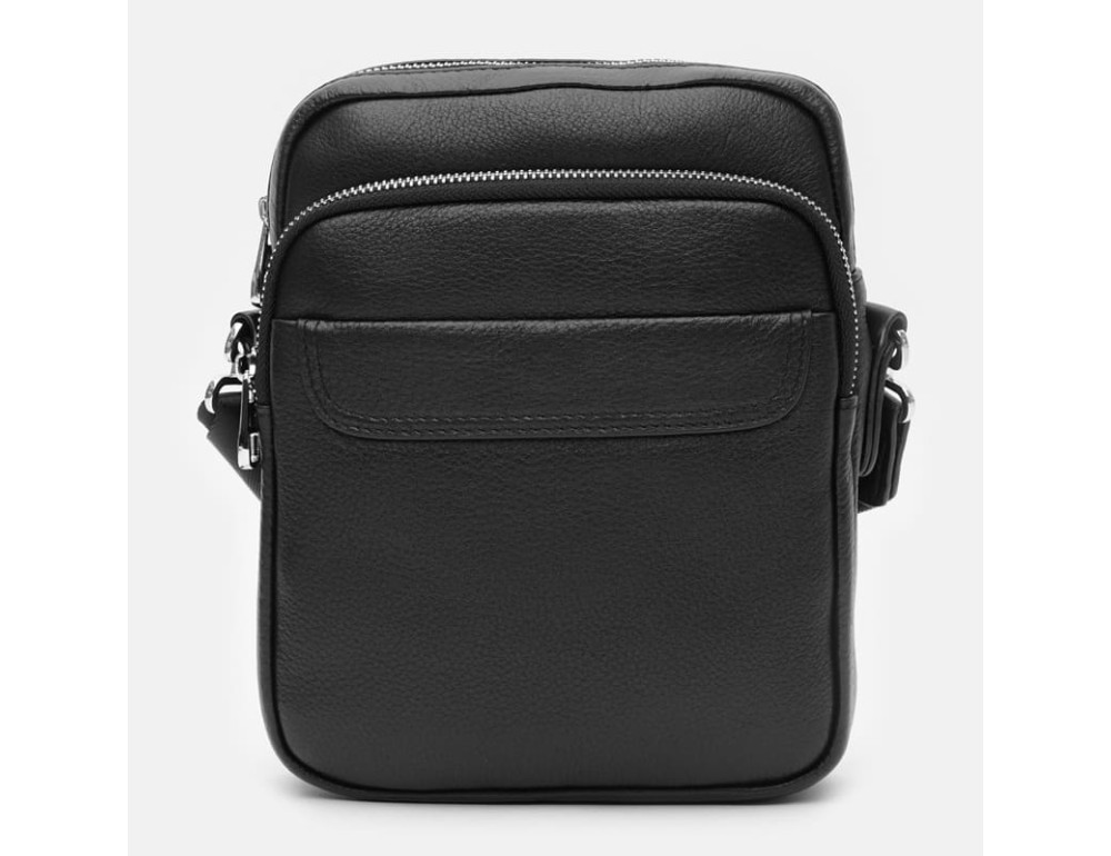Чоловіча шкіряна сумка Ricco Grande K12059-black - Фотографія № 2