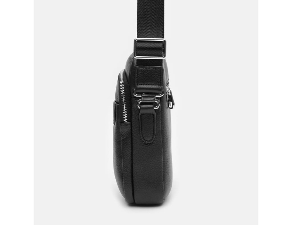 Чоловіча шкіряна сумка Ricco Grande K12059-black - Фотографія № 4