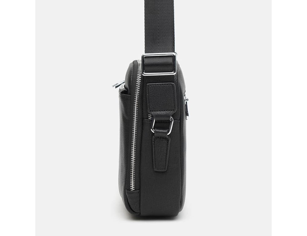 Чоловіча шкіряна барсетка Ricco Grande K12061 Black - Фотографія № 5