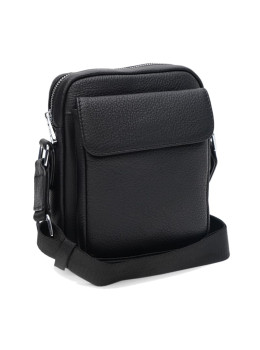 Чоловіча шкіряна сумка через плече Ricco Grande K12116-1-black