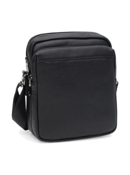 Чоловіча шкіряна сумка через плече Ricco Grande K12140-black