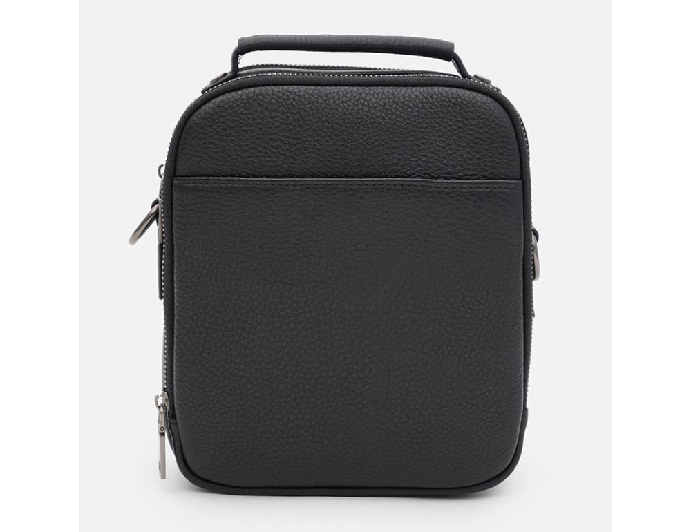 Чоловіча шкіряна сумка-барсетка Ricco Grande K12157bl-black - Фотографія № 2