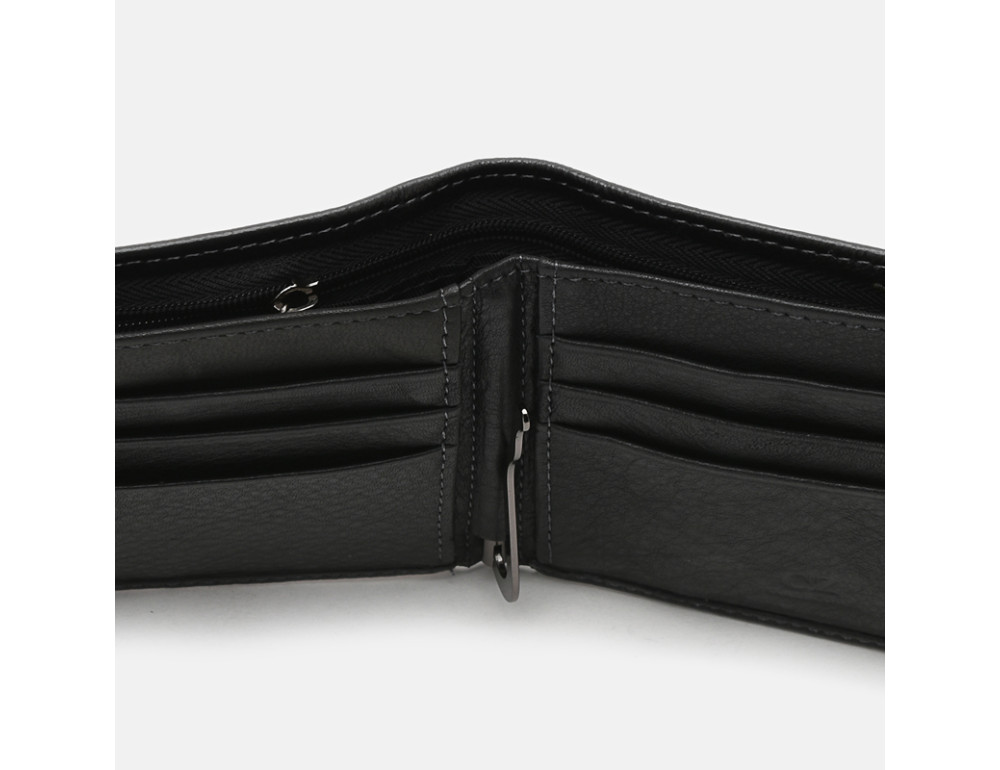 Мужской кожаный кошелек Ricco Grande K1555-9-black - Фото № 5