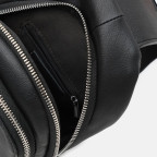 Чоловічий шкіряний рюкзак‑слінг Ricco Grande K16003 Black - Фотографія № 104