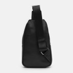 Чоловічий шкіряний рюкзак‑слінг Ricco Grande K16040 Black - Фотографія № 102