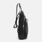 Чоловічий шкіряний рюкзак‑слінг Ricco Grande K16040 Black - Фотографія № 103