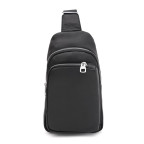 Чоловічий шкіряний рюкзак через плече Ricco Grande K16040a-black - Фотографія № 100