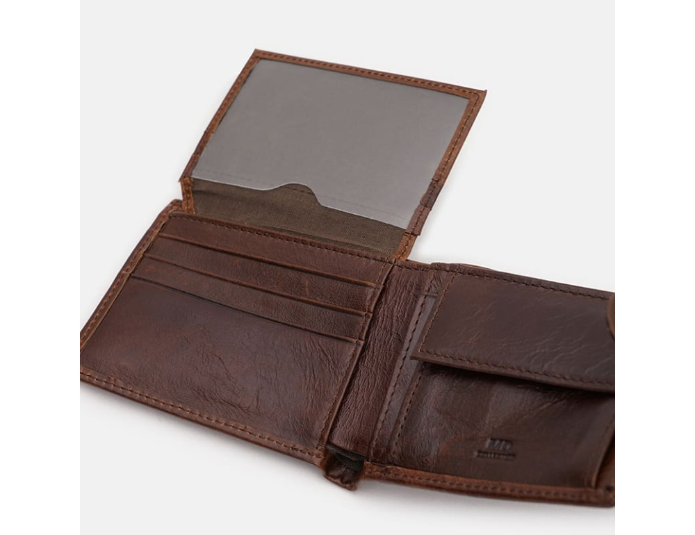 Чоловіче шкіряне портмоне Ricco Grande K16077c-brown - Фотографія № 5