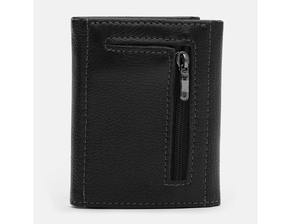Мужской кожаный кошелек-картридер Ricco Grande K1610-a-black - Фото № 3