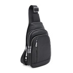 Чоловічий шкіряний слинг Ricco Grande K16183bl-black - Фотографія № 100