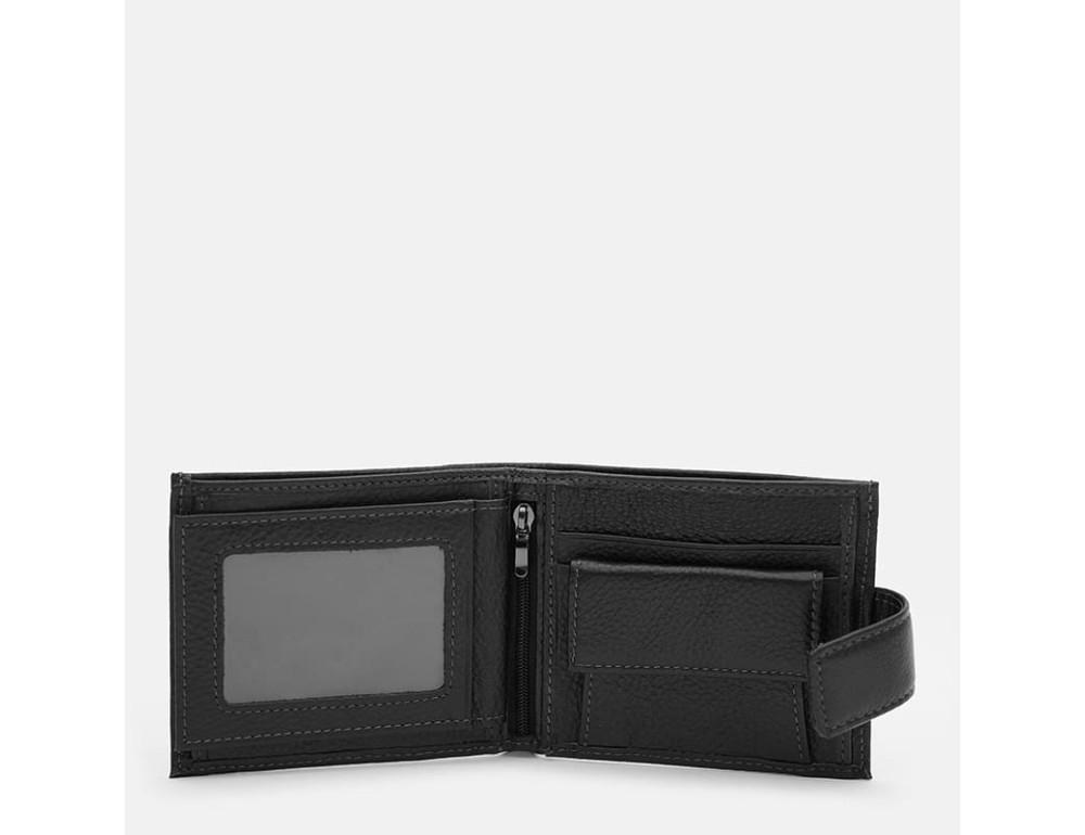 Чоловіче шкіряне портмоне Ricco Grande K1620bl-black - Фотографія № 4