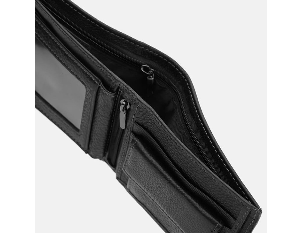 Чоловіче шкіряне портмоне Ricco Grande K1620bl-black - Фотографія № 7