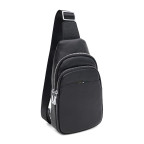 Чоловічий шкіряний слінг Ricco Grande K16226bl-black - Фотографія № 100