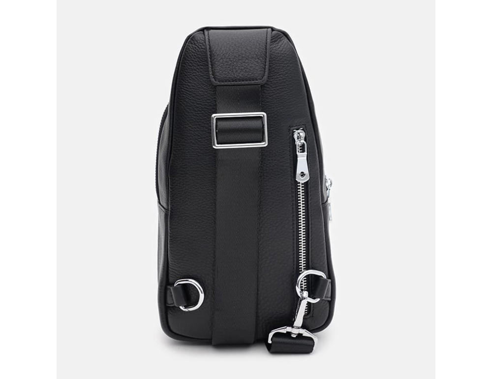 Чоловічий шкіряний слінг Ricco Grande K16226bl-black - Фотографія № 3