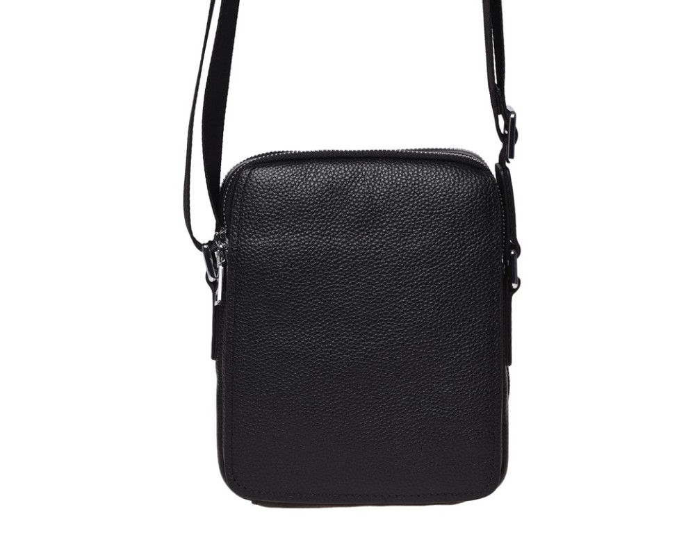 Чоловіча шкіряна сумка через плече Ricco Grande K16266-black - Фотографія № 2