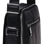 Чоловіча шкіряна сумка через плече Ricco Grande K16266-black - Фотографія № 105